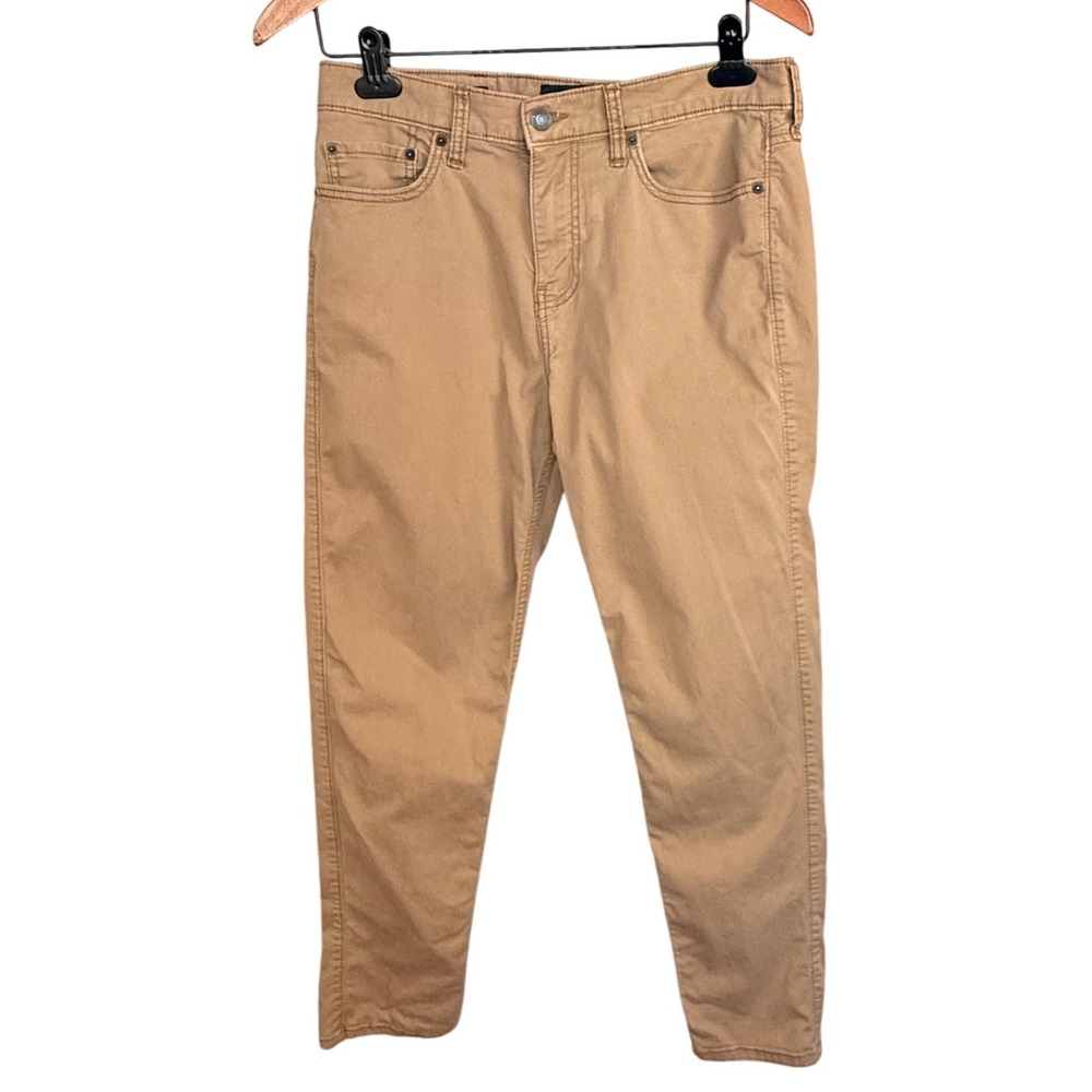 Hollister Epic Flex Skinny Chino Pants Mens 30x27 Tan Khaki Stretch Trousers